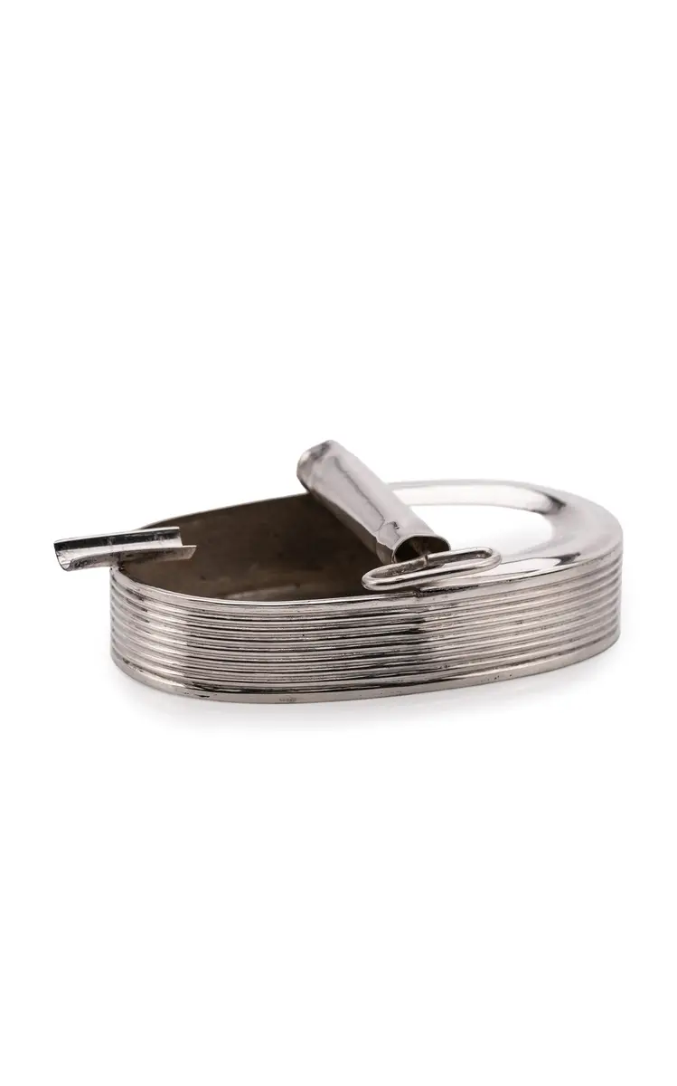 Esencial Hogar Exclusive La Isla Conserva Ashtray - Silver | Image 1 Esencial Hogar Exclusive La Isla Conserva Ashtray - Silver | Image 1