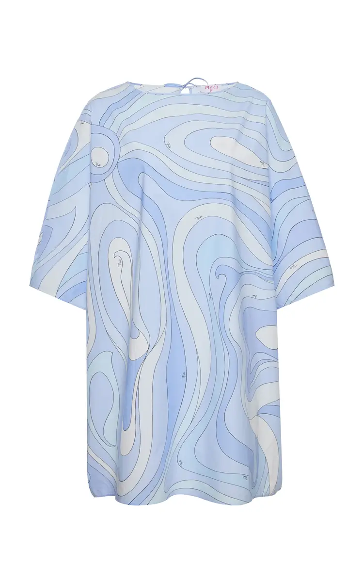 PUCCI Draped Cotton Poplin Caftan | Thumbnail 6 PUCCI Draped Cotton Poplin Caftan | Thumbnail 6