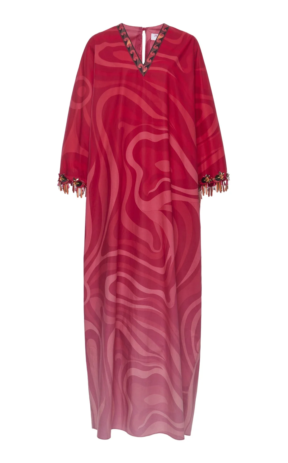 PUCCI Exclusive La Isla Embroidered Kaftan Maxi Dress
