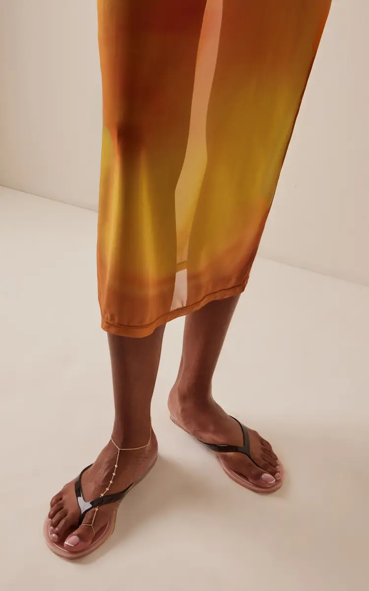 Jacquie Aiche Exclusive La Isla 14K Yellow Gold Diamond Toe Anklet | Thumbnail 2 Jacquie Aiche Exclusive La Isla 14K Yellow Gold Diamond Toe Anklet | Thumbnail 2