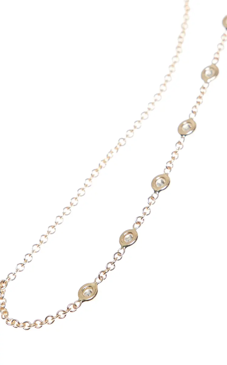 Jacquie Aiche Exclusive La Isla 14K Yellow Gold Diamond Toe Anklet | Thumbnail 3 Jacquie Aiche Exclusive La Isla 14K Yellow Gold Diamond Toe Anklet | Thumbnail 3
