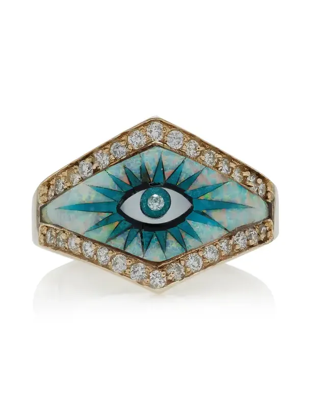 Exclusive La Isla 14K Yellow Gold Eyeburst Ring Exclusive La Isla 14K Yellow Gold Eyeburst Ring