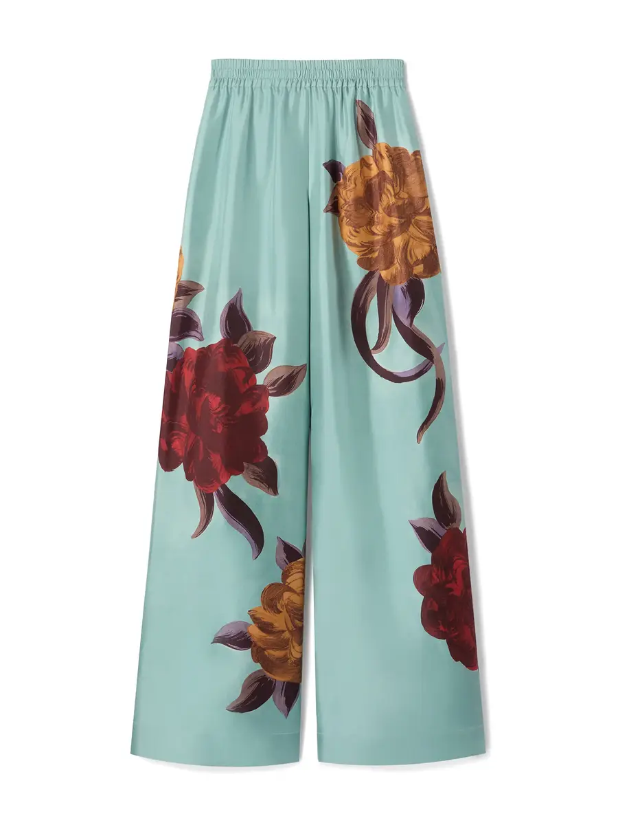 La DoubleJ Silk Twill Palazzo Pants | Image 1 La DoubleJ Silk Twill Palazzo Pants | Image 1