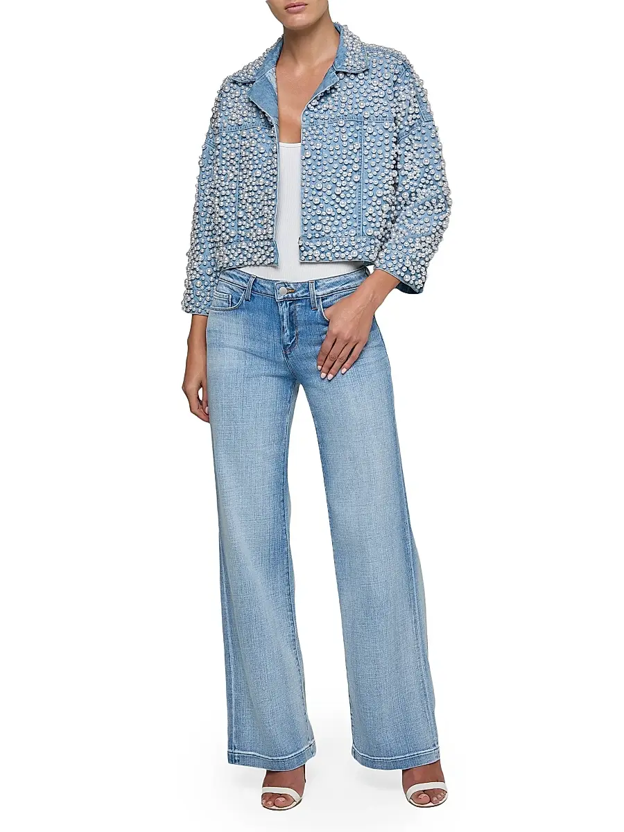 L'Agence Women's Joanne Low-Rise Wide-Leg Jeans | Thumbnail 2 L'Agence Women's Joanne Low-Rise Wide-Leg Jeans | Thumbnail 2
