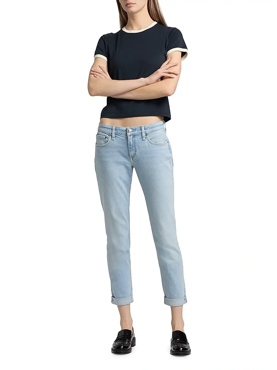 rag & bone Women's Dre Slim Wide-Leg Boyfriend Jeans | Thumbnail 2 rag & bone Women's Dre Slim Wide-Leg Boyfriend Jeans | Thumbnail 2