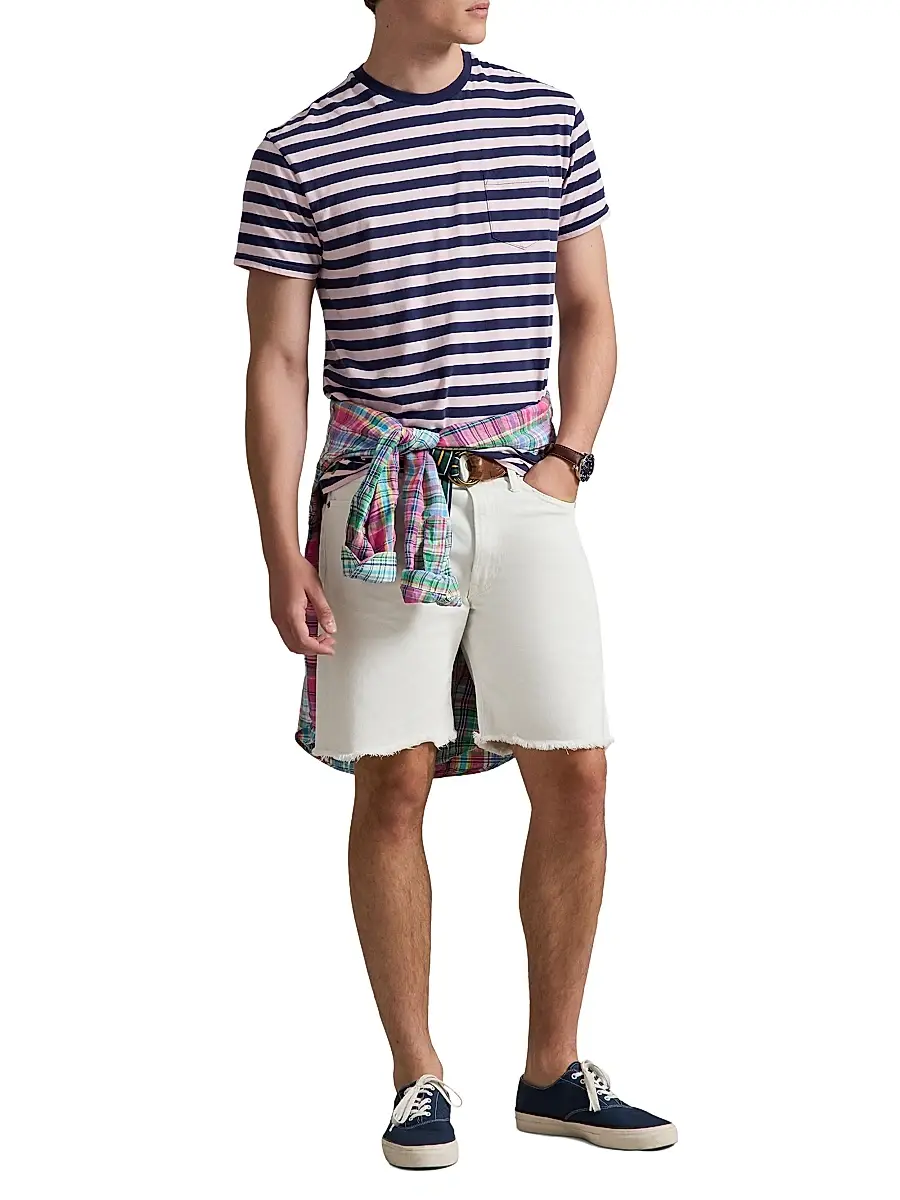 Polo Ralph Lauren Men's Striped Crewneck T-Shirt | Thumbnail 2 Polo Ralph Lauren Men's Striped Crewneck T-Shirt | Thumbnail 2