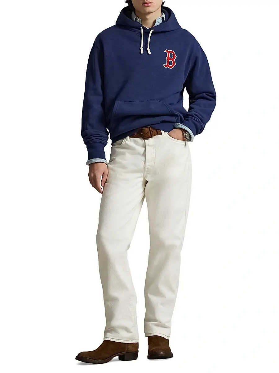 Polo Ralph Lauren Men's Red Sox Vintage Fleece Hoodie | Thumbnail 2 Polo Ralph Lauren Men's Red Sox Vintage Fleece Hoodie | Thumbnail 2