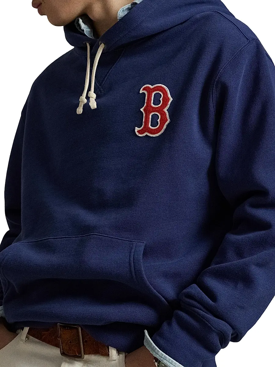 Polo Ralph Lauren Men's Red Sox Vintage Fleece Hoodie | Thumbnail 5 Polo Ralph Lauren Men's Red Sox Vintage Fleece Hoodie | Thumbnail 5