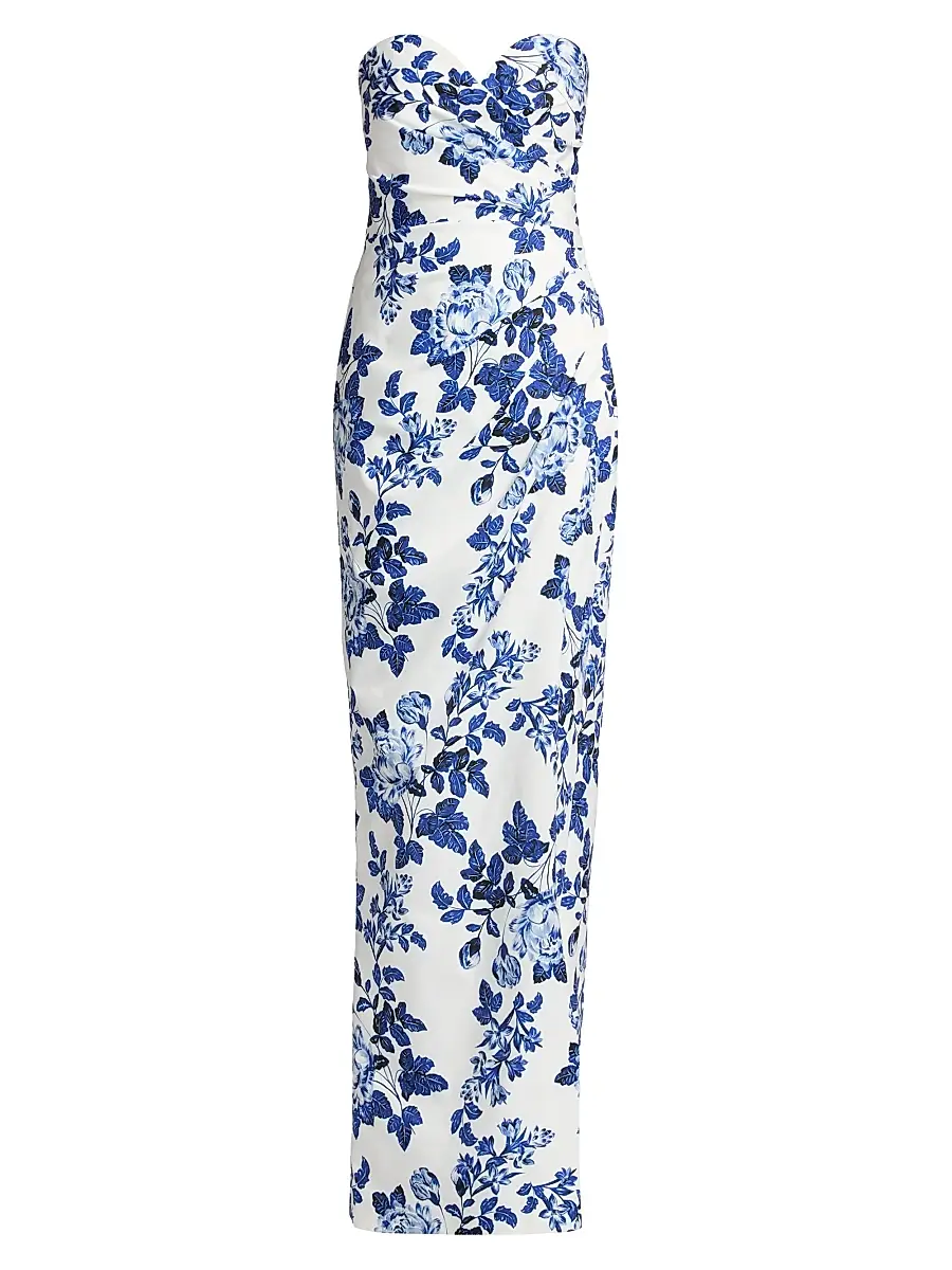 As It May Women's Colette Floral Strapless Sweetheart Gown | Image 1 As It May Women's Colette Floral Strapless Sweetheart Gown | Image 1