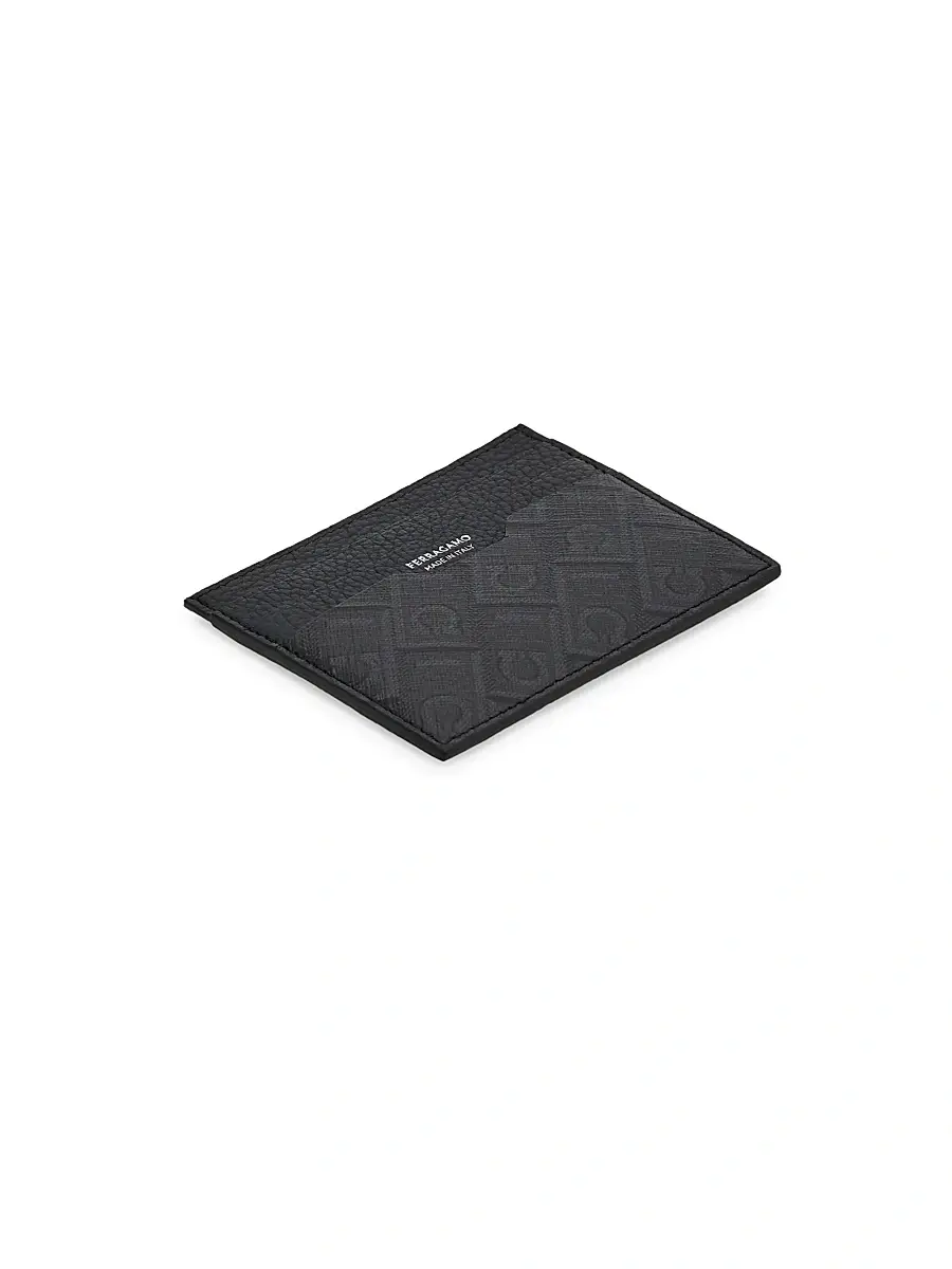 Ferragamo Men's Monogram Card Case | Thumbnail 2 Ferragamo Men's Monogram Card Case | Thumbnail 2