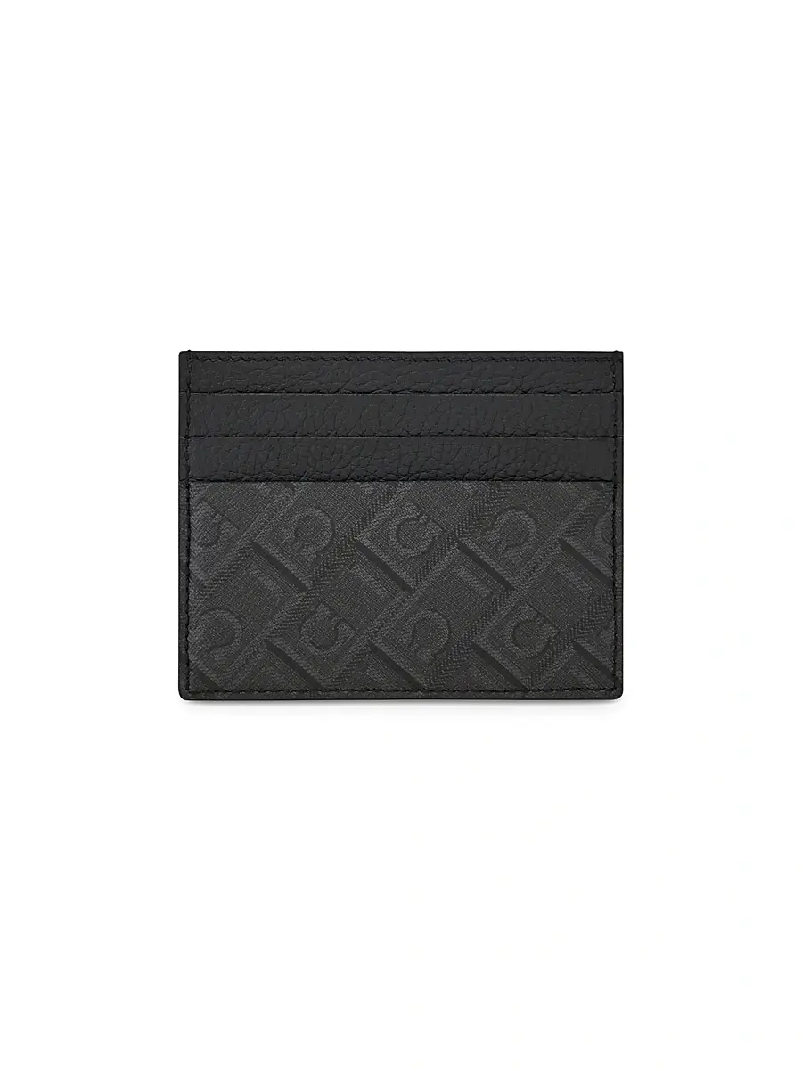 Ferragamo Men's Monogram Card Case | Thumbnail 3 Ferragamo Men's Monogram Card Case | Thumbnail 3