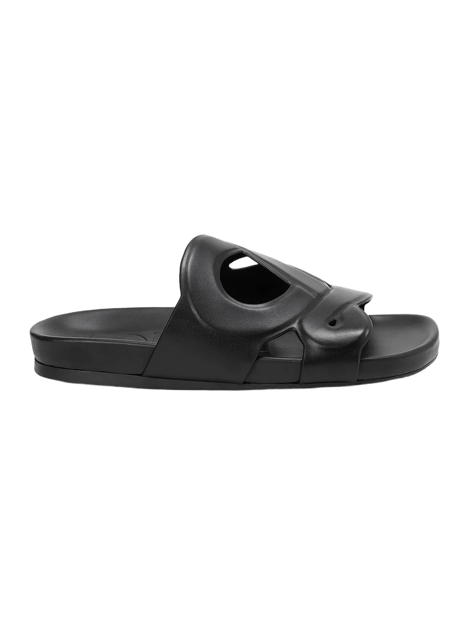 Loewe Men's x Paula's Ibiza Ease Monogram Leather Slide Sandals