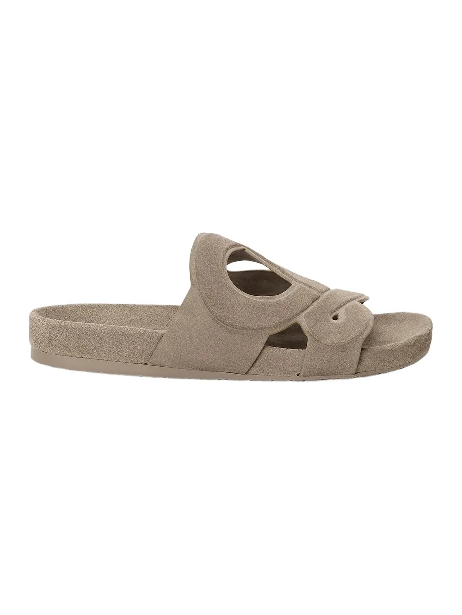 Loewe Men's x Paula's Ibiza Ease Monogram Suede Slide Sandals