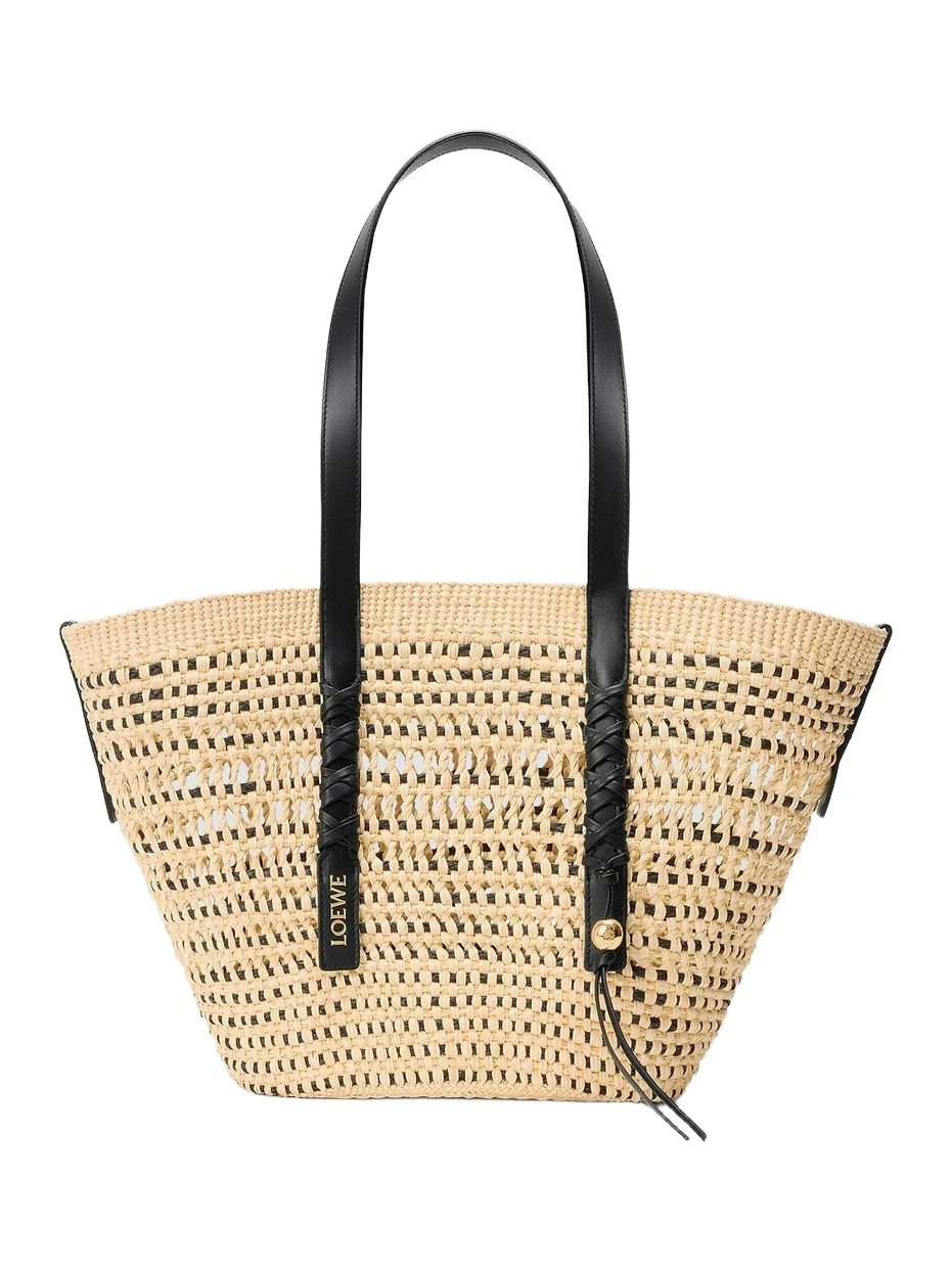 Women's x Paula's Ibiza Medium Braided Raffia Basket Bag Women's x Paula's Ibiza Medium Braided Raffia Basket Bag