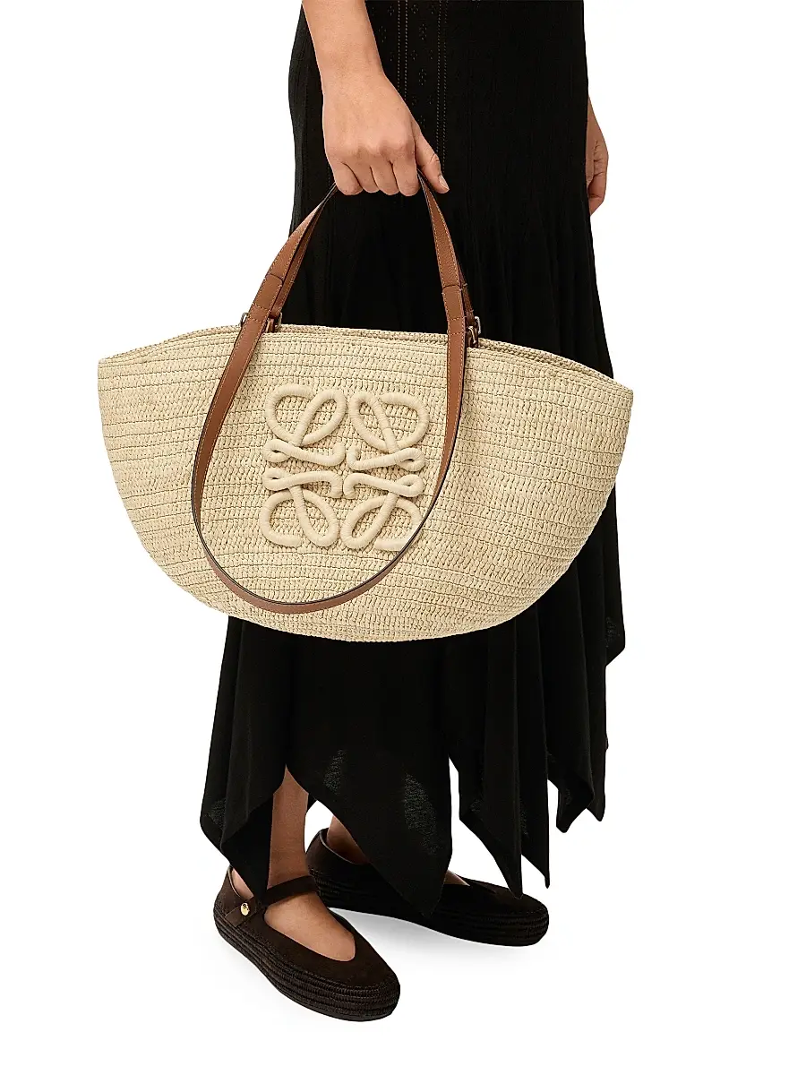 Loewe Women's x Paula's Ibiza Eclipse Medium Raffia Basket Bag | Thumbnail 2 Loewe Women's x Paula's Ibiza Eclipse Medium Raffia Basket Bag | Thumbnail 2
