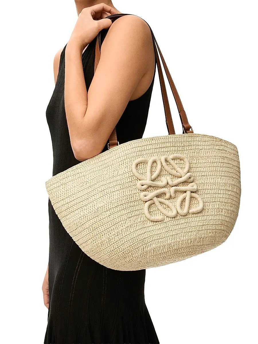Loewe Women's x Paula's Ibiza Eclipse Medium Raffia Basket Bag | Thumbnail 3 Loewe Women's x Paula's Ibiza Eclipse Medium Raffia Basket Bag | Thumbnail 3