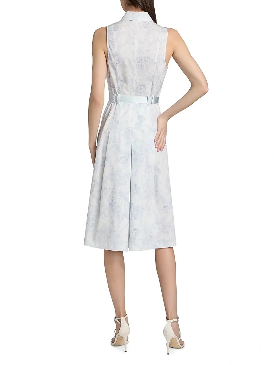 L'Agence Women's Kylo Belted Midi-Shirtdress | Thumbnail 5 L'Agence Women's Kylo Belted Midi-Shirtdress | Thumbnail 5