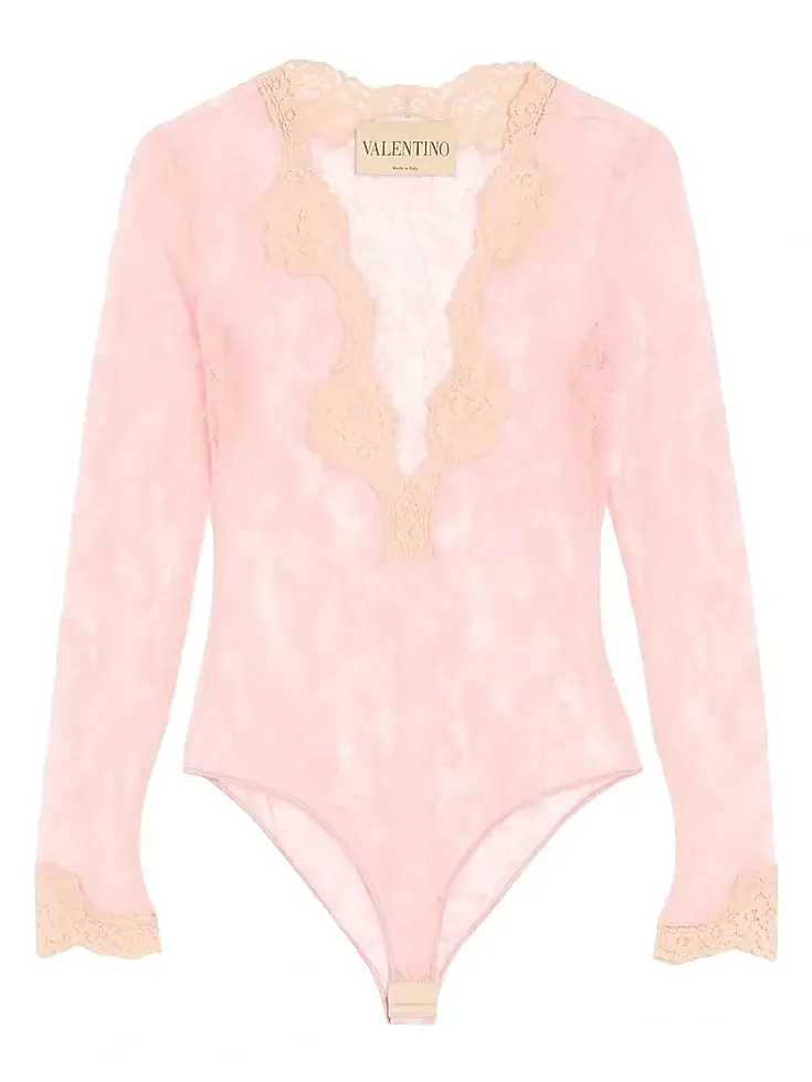 Women's Stretch Lace Bodysuit