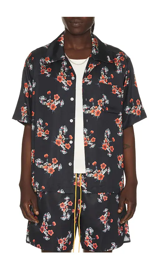 Rhude Turbo Floral Button-Up Shirt | Thumbnail 5