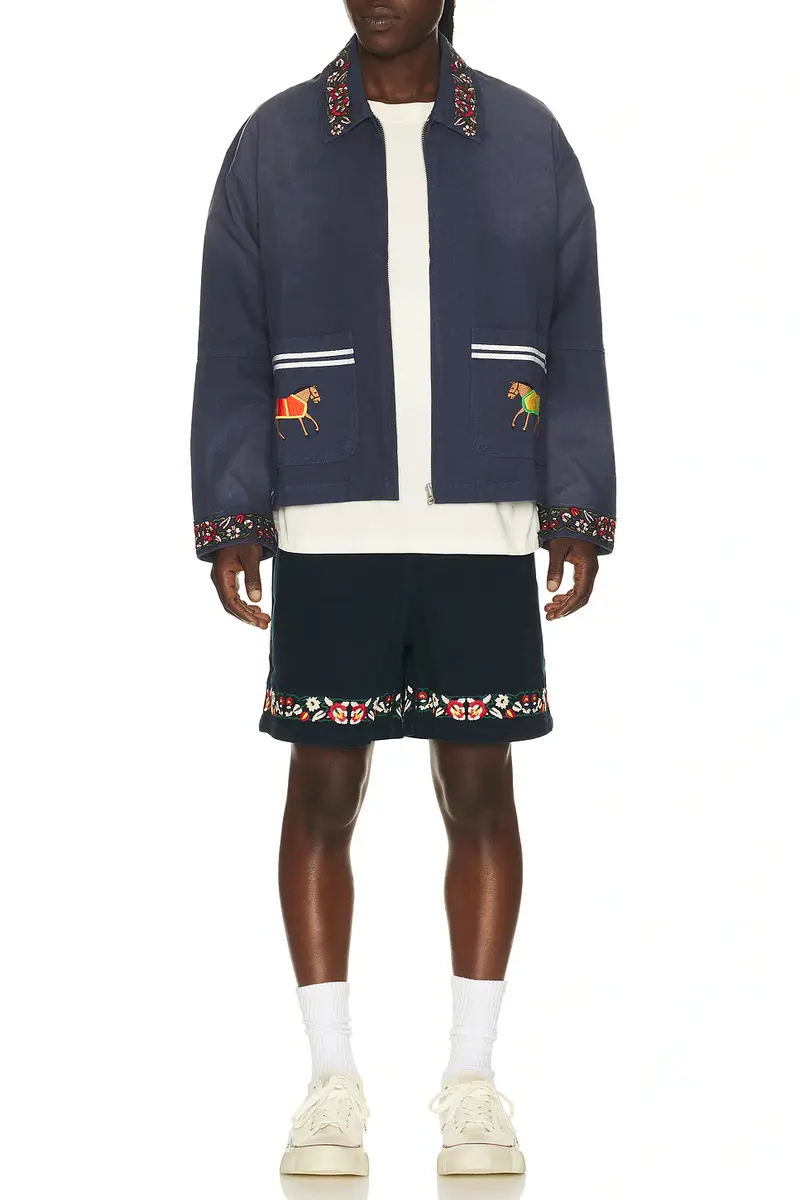 Found Embroidery Twill Floral Shorts | Thumbnail 3 Found Embroidery Twill Floral Shorts | Thumbnail 3