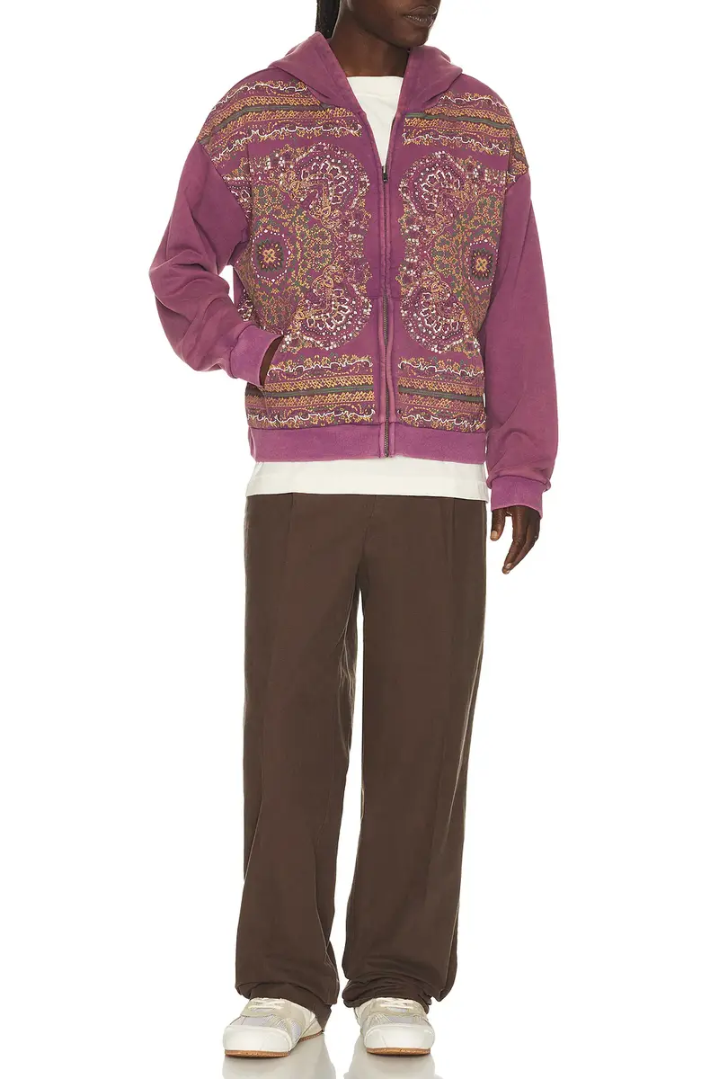Found Motif Zip Up Hoodie | Thumbnail 3