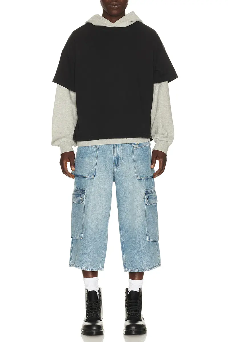 Levi's 478 Baggy Capri Cargo Jeans | Thumbnail 4 Levi's 478 Baggy Capri Cargo Jeans | Thumbnail 4