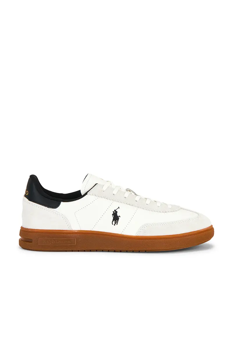 Polo Ralph Lauren Bedford Leather & Suede Low Top Sneaker | Image 1 Polo Ralph Lauren Bedford Leather & Suede Low Top Sneaker | Image 1
