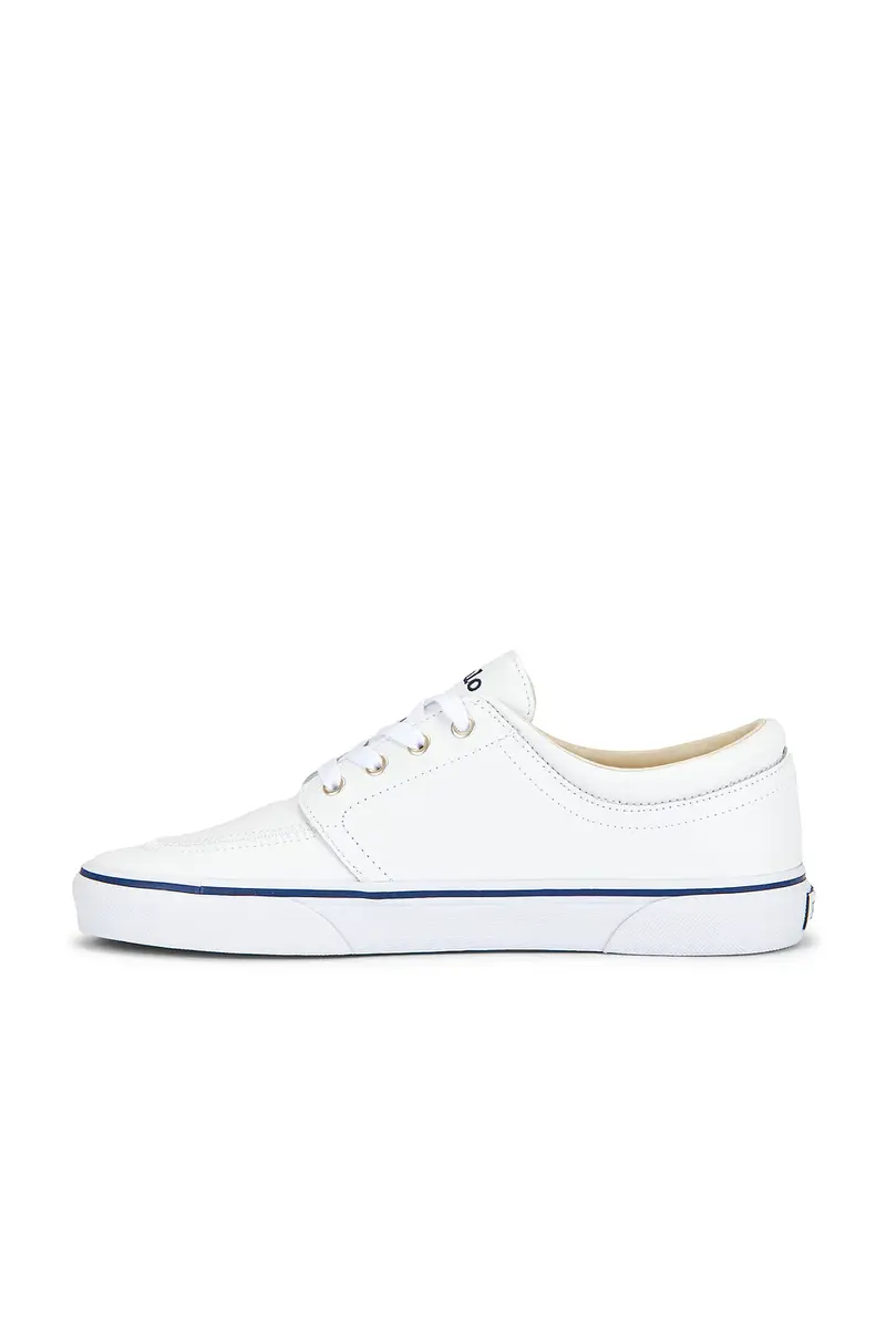 Polo Ralph Lauren Faxon Solid Leather Low Top Sneaker | Thumbnail 5 Polo Ralph Lauren Faxon Solid Leather Low Top Sneaker | Thumbnail 5