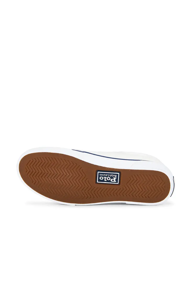 Polo Ralph Lauren Faxon Solid Leather Low Top Sneaker | Thumbnail 6 Polo Ralph Lauren Faxon Solid Leather Low Top Sneaker | Thumbnail 6