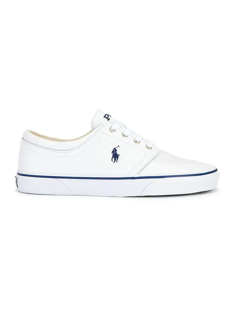Polo Ralph Lauren Faxon Solid Leather Low Top Sneaker