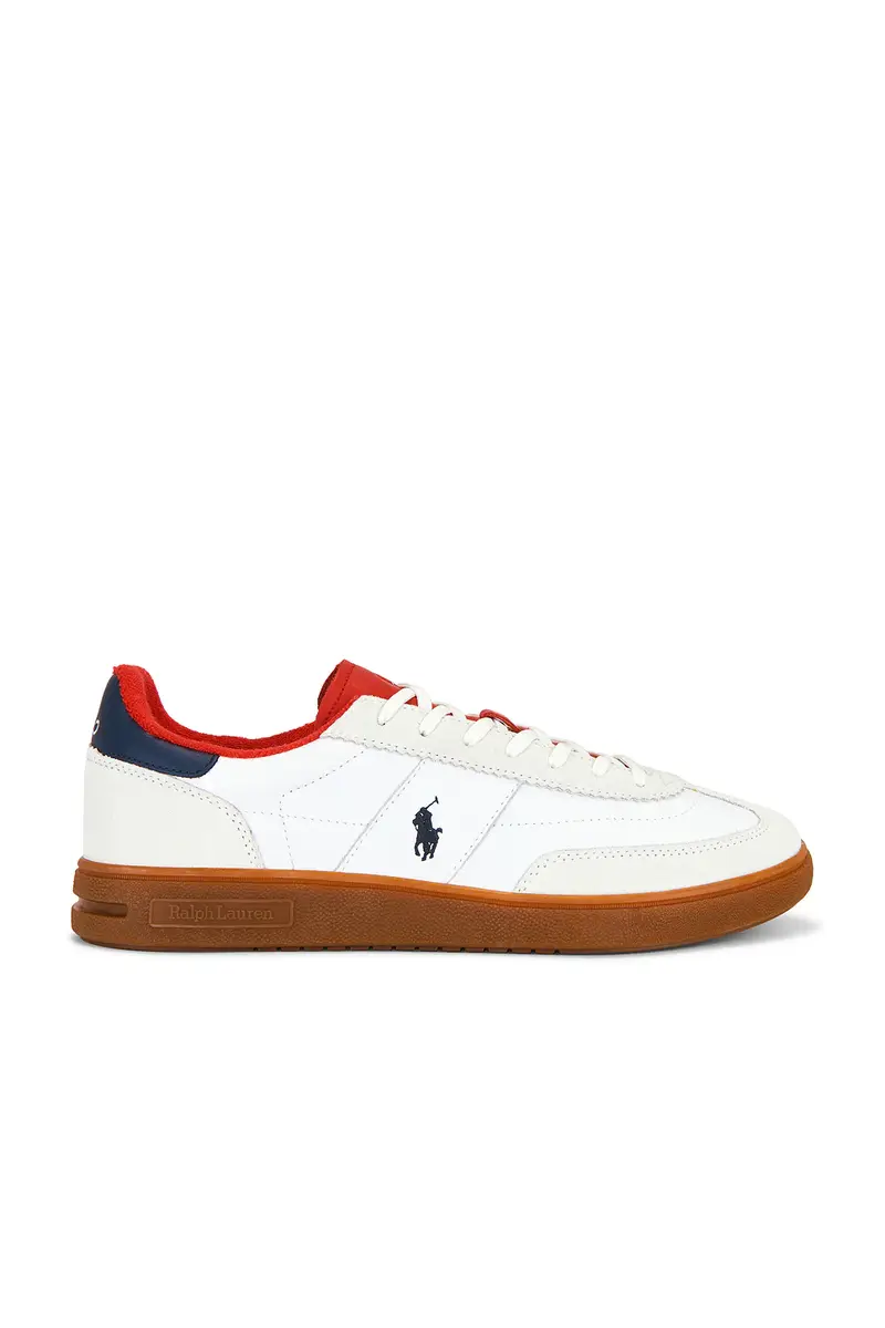 Polo Ralph Lauren Bedford Leather & Suede Low Top Sneaker | Image 1 Polo Ralph Lauren Bedford Leather & Suede Low Top Sneaker | Image 1