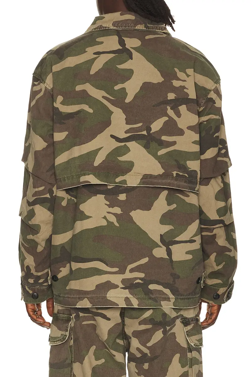 Found Camouflage Twill Utility Cargo Jacket | Thumbnail 2 Found Camouflage Twill Utility Cargo Jacket | Thumbnail 2