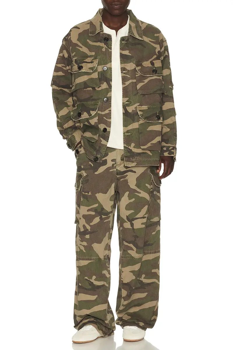 Found Camouflage Twill Utility Cargo Jacket | Thumbnail 3 Found Camouflage Twill Utility Cargo Jacket | Thumbnail 3