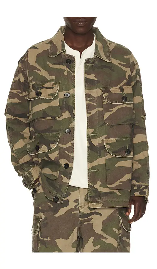 Found Camouflage Twill Utility Cargo Jacket | Thumbnail 5 Found Camouflage Twill Utility Cargo Jacket | Thumbnail 5