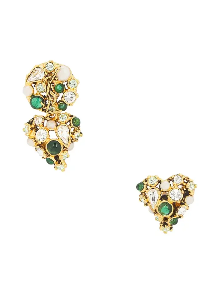 YSL Asymmetric Fetiche Earrings