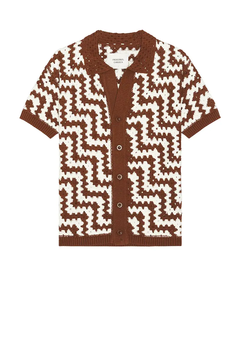 Frescobol Carioca Pinto Cotton Crochet Cardigan | Thumbnail 4