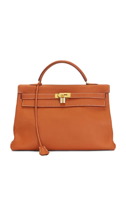 HERMÈS Taurillon Clemence Kelly 40 Handbag | Thumbnail 11 HERMÈS Taurillon Clemence Kelly 40 Handbag | Thumbnail 11