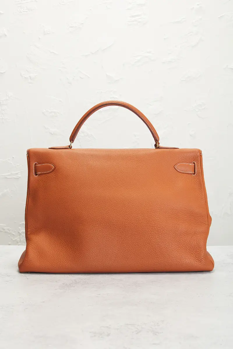 HERMÈS Taurillon Clemence Kelly 40 Handbag | Thumbnail 3 HERMÈS Taurillon Clemence Kelly 40 Handbag | Thumbnail 3