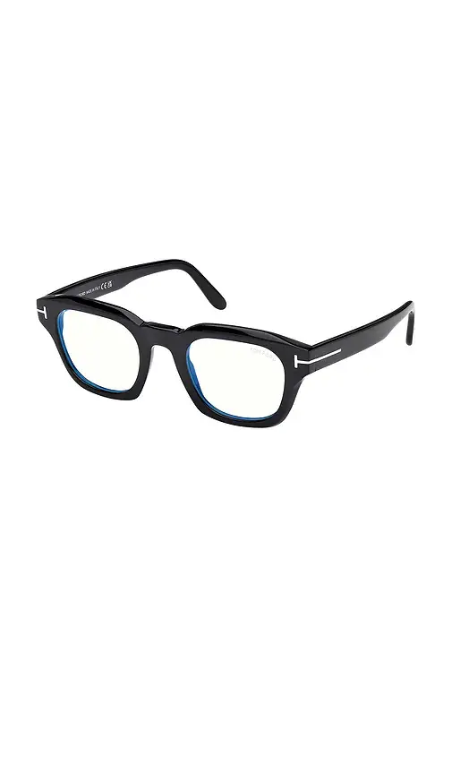 Tom Ford Blue Block Optical Square Acetate Glasses | Thumbnail 5