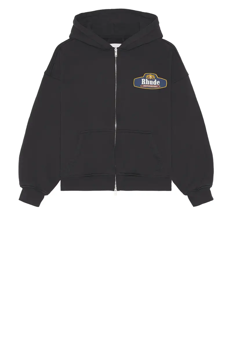 Rhude Racing Crest Zip Up Hoodie | Thumbnail 5 Rhude Racing Crest Zip Up Hoodie | Thumbnail 5