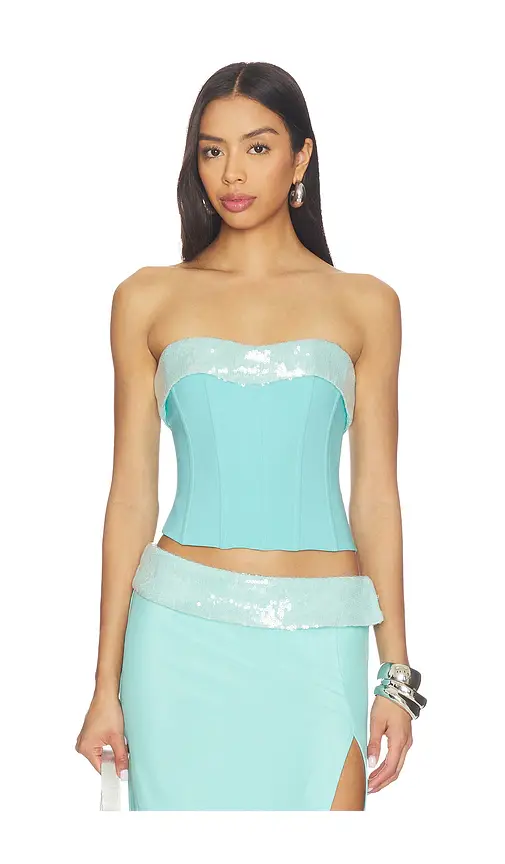 Tiger Mist Sequin Bust Corset | Image 1 Tiger Mist Sequin Bust Corset | Image 1