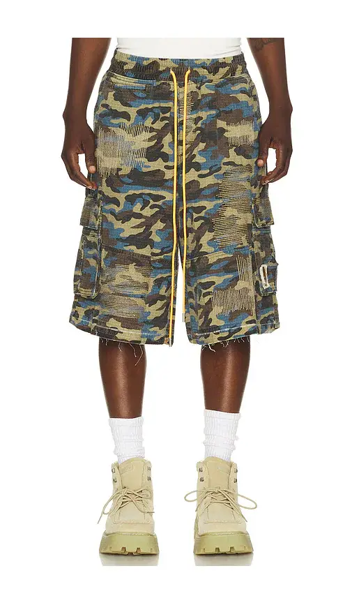 Diet Starts Monday Camo Ripstop Cargo Shorts | Image 1 Diet Starts Monday Camo Ripstop Cargo Shorts | Image 1