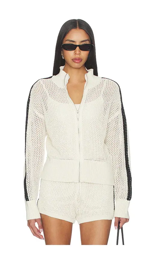 Sanctuary Open Stitch Track Jacket