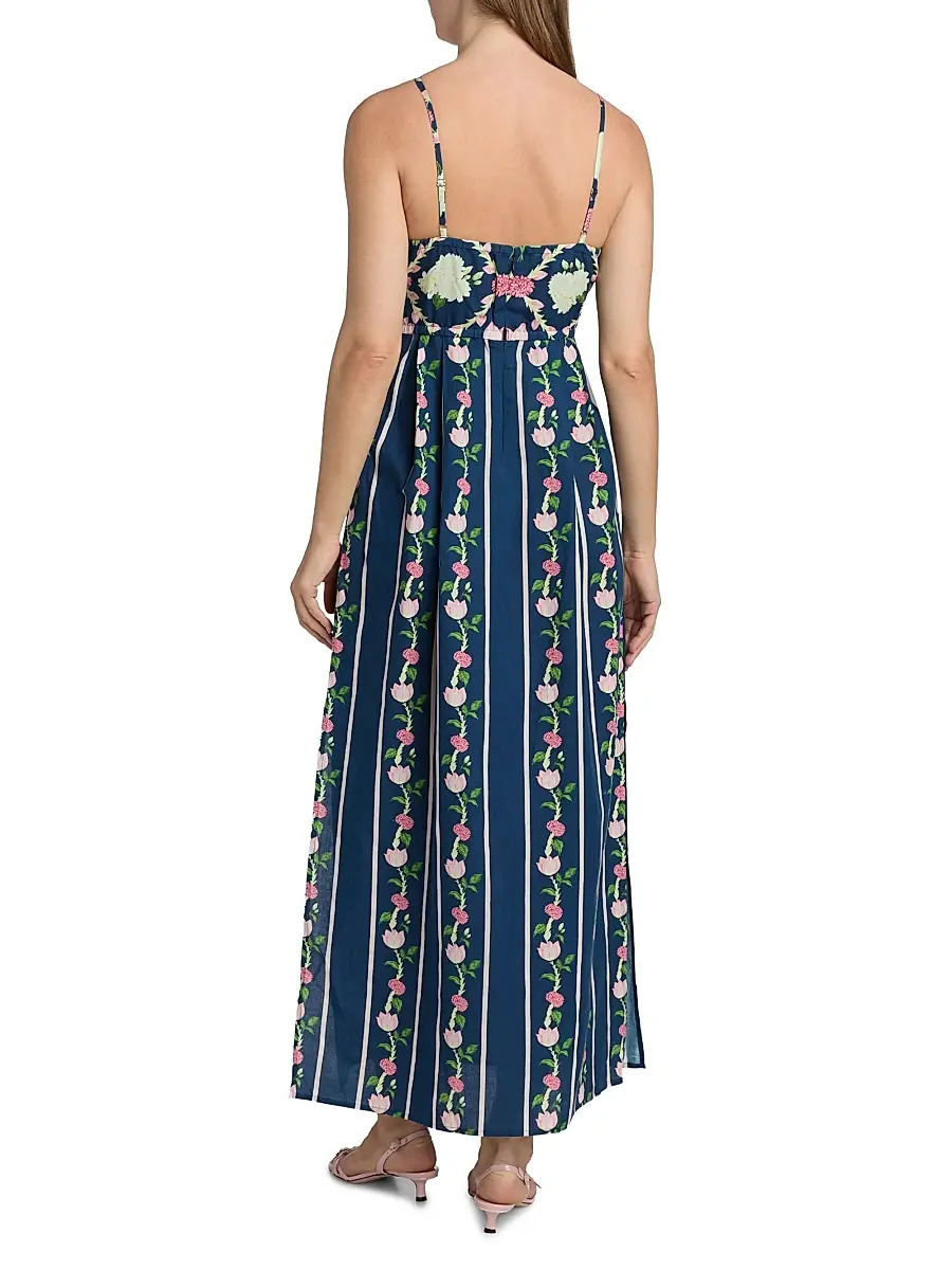 VERANDAH Women's Ammama Twist Drape Maxi Dress | Thumbnail 5 VERANDAH Women's Ammama Twist Drape Maxi Dress | Thumbnail 5