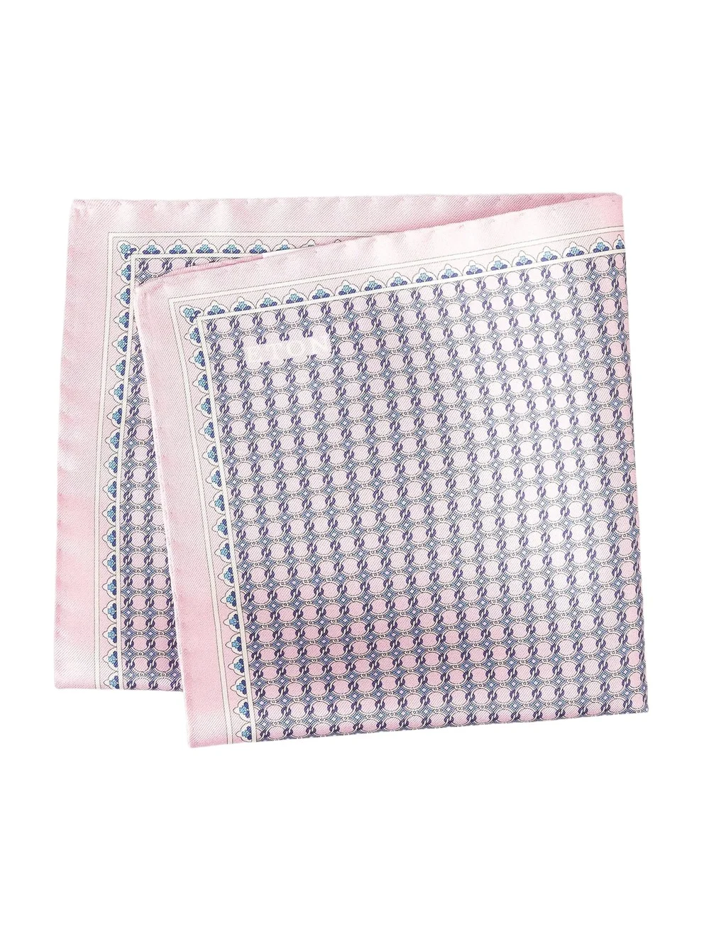 Men's Micro-Geometric Print Silk Pocket Square Men's Micro-Geometric Print Silk Pocket Square