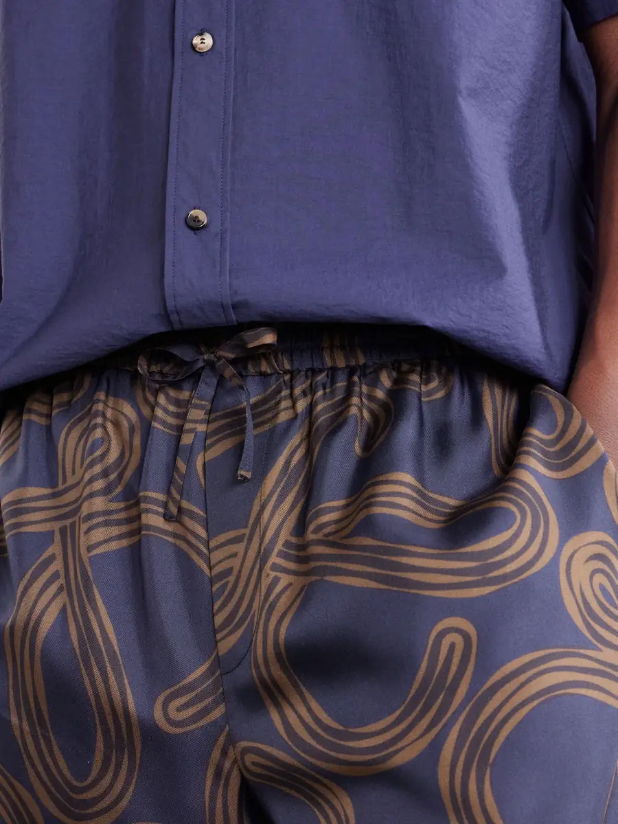 Loewe Paula's Ibiza Straight-Leg Printed Silk Drawstring Shorts - Men | Thumbnail 5 Loewe Paula's Ibiza Straight-Leg Printed Silk Drawstring Shorts - Men | Thumbnail 5