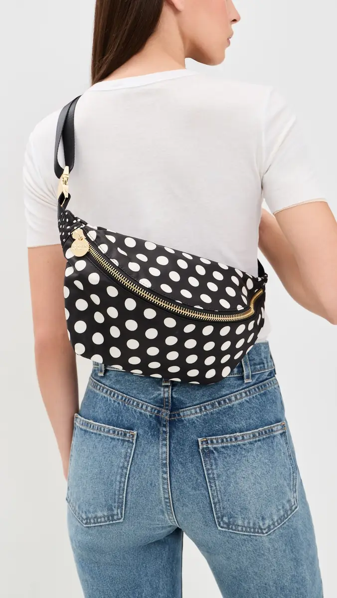 Stoney Clover Lane Jumbo Fanny Pack Small Dot Black Base One Size | Thumbnail 3 Stoney Clover Lane Jumbo Fanny Pack Small Dot Black Base One Size | Thumbnail 3