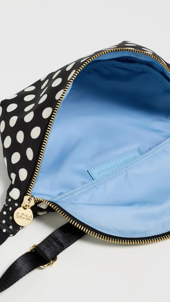 Stoney Clover Lane Jumbo Fanny Pack Small Dot Black Base One Size | Thumbnail 6 Stoney Clover Lane Jumbo Fanny Pack Small Dot Black Base One Size | Thumbnail 6