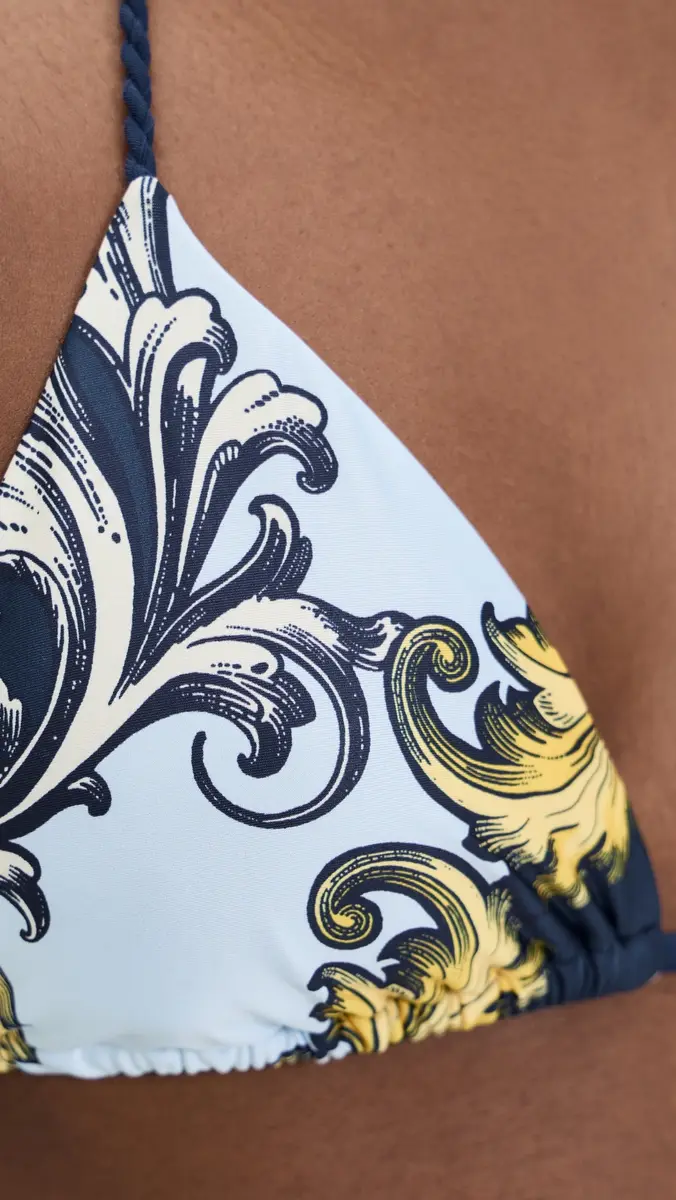 PQ Swim x ALICE + OLIVIA Rope Triangle Bikini Top | Thumbnail 6