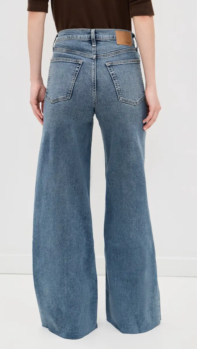 rag & bone Flexi Sofie Rise Full Length Wide Jeans | Thumbnail 3 rag & bone Flexi Sofie Rise Full Length Wide Jeans | Thumbnail 3